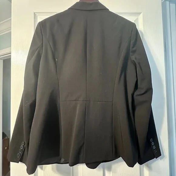 Black Liz Claiborne Suit Jacket Size 14 - Picture 5 of 6
